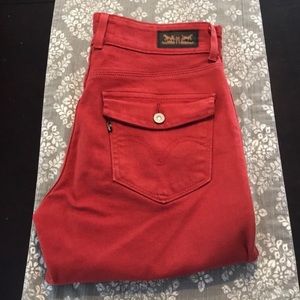 [Levi's] New! Rust Mid Rise Size 4 Skinny Jeans